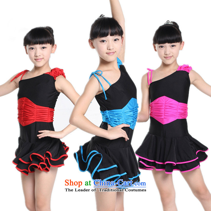 The factory outlets children Latin dance wearing girls practice suits Standard Dance Shao Er Pure Cotton Stretch Dress Blue 130cm practitioners picture, prices, brand platters! The elections are supplied in the national character of distribution, so action, buy now enjoy more preferential! As soon as possible.