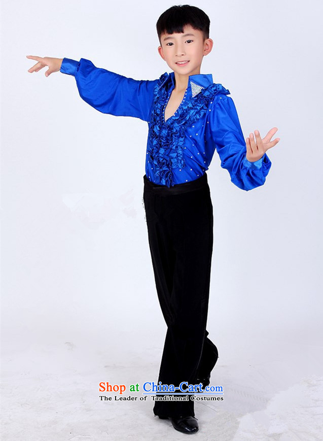 2015 new boys Latin dance performances to serve children ballet exercise clothing modern dance performances to dark blue game of 140 pictures, prices, brand platters! The elections are supplied in the national character of distribution, so action, buy now enjoy more preferential! As soon as possible.