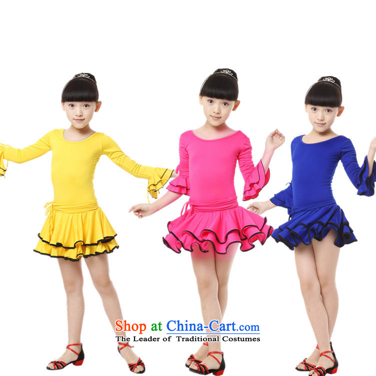 Children long-sleeved Latin Dance Dance skirt will ballet exercise clothing girls Dance Dance services serving the blue 170 pictures gymnastics, prices, brand platters! The elections are supplied in the national character of distribution, so action, buy now enjoy more preferential! As soon as possible.