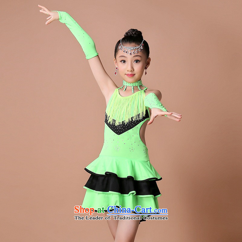 2015 new child-su Latin dance performances to exercise clothing girls Latin skirt modern dance performances to 120cm skyblue game picture, prices, brand platters! The elections are supplied in the national character of distribution, so action, buy now enjoy more preferential! As soon as possible.