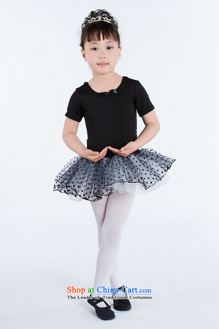 Children Ballet performances will dress exercise clothing Dress Short long-sleeved bon bon skirt summer examination-level game performance skirt a black short-sleeved 150cm photo, prices, brand platters! The elections are supplied in the national character of distribution, so action, buy now enjoy more preferential! As soon as possible.