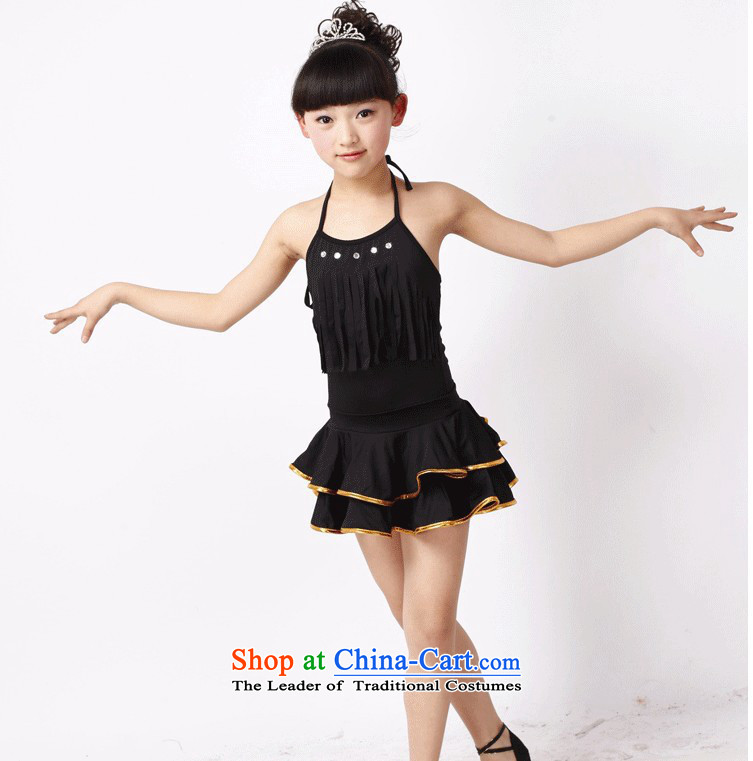 The new children's dance girls Latin will girls dresses game costumes dance piece on services black 150cm photo, prices, brand platters! The elections are supplied in the national character of distribution, so action, buy now enjoy more preferential! As soon as possible.