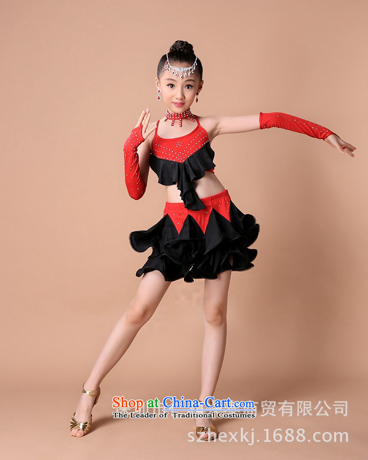 2015 New Child Latin dance performances to exercise clothing girls Latin skirt modern dance performances to serve the broad red game of 160cm photo, prices, brand platters! The elections are supplied in the national character of distribution, so action, buy now enjoy more preferential! As soon as possible.