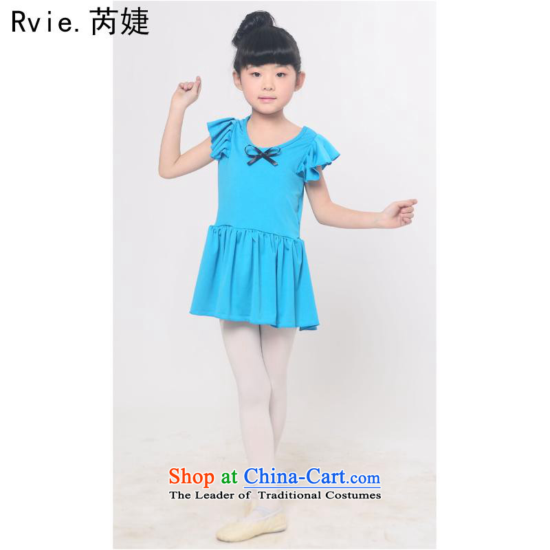 2015 new child will Latin dance performances to serve the Factory Outlets Ella square dance wearing red 130cm, and Jie (rvie.) , , , shopping on the Internet