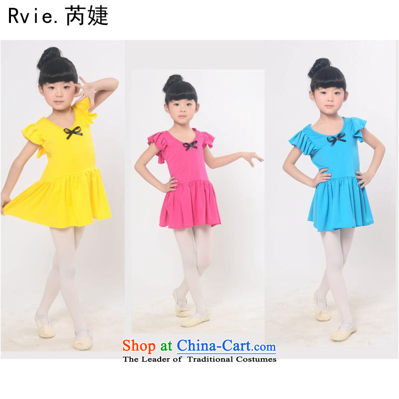 2015 new child will Latin dance performances to serve the Factory Outlets Ella square dance wearing red 130cm, and Jie (rvie.) , , , shopping on the Internet
