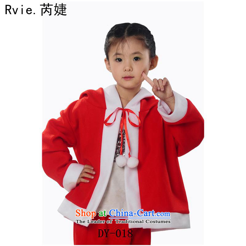 The new Western clothing children at Christmas Service Christmas Santa Claus for boys and girls at Christmas service non-woven cloth,?140cm