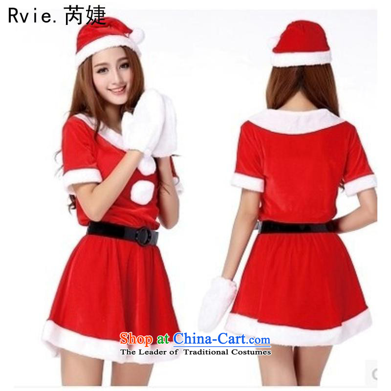 Europe and the female adult clothing style Christmas Christmas skirt costumes and Santa Claus costumes, music L(170-180), Kim scouring pads (leyier under) , , , shopping on the Internet