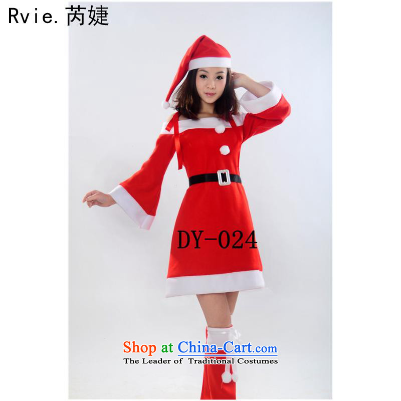 Europe and the female adult clothing style Christmas Christmas skirt costumes and Santa Claus costumes-fleece_ M_160-170_