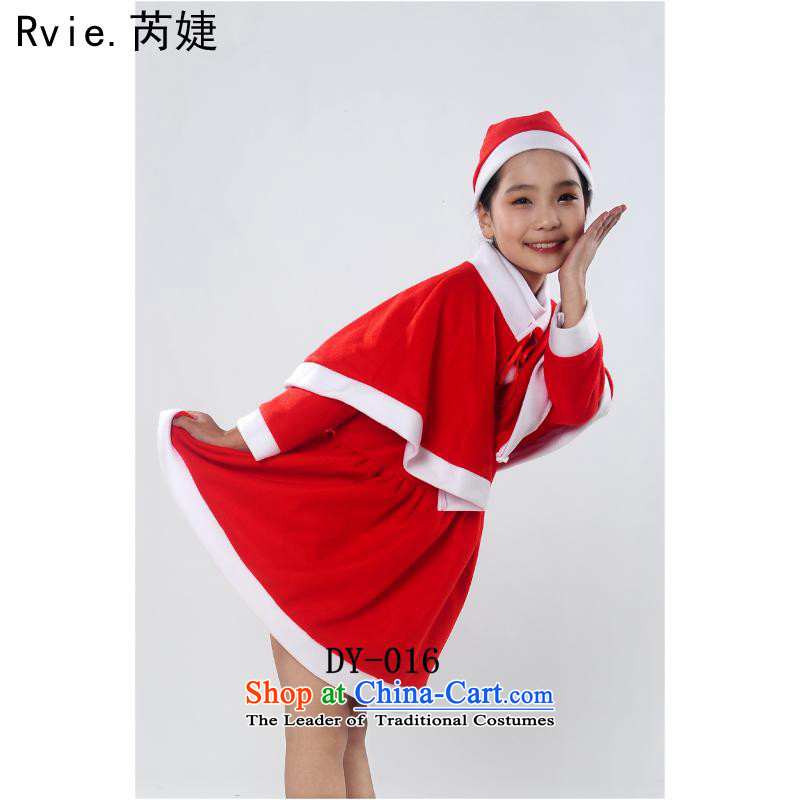 The new Western clothing girls Christmas Santa Claus Christmas performances of dance service clothes service payments, and involved 110cm, scouring pads (rvie.) , , , shopping on the Internet