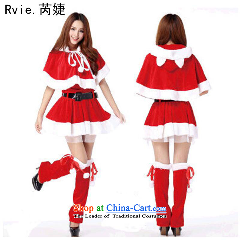 Europe and the adult clothing women Santa Claus Christmas performances costumes, and M(160-170), Kim scouring pads (rvie. involved) , , , shopping on the Internet