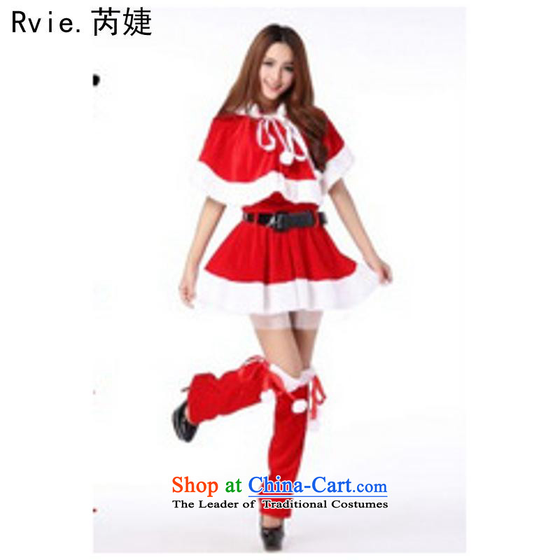 Europe and the adult clothing women Santa Claus Christmas performances costumes, and M(160-170), Kim scouring pads (rvie. involved) , , , shopping on the Internet