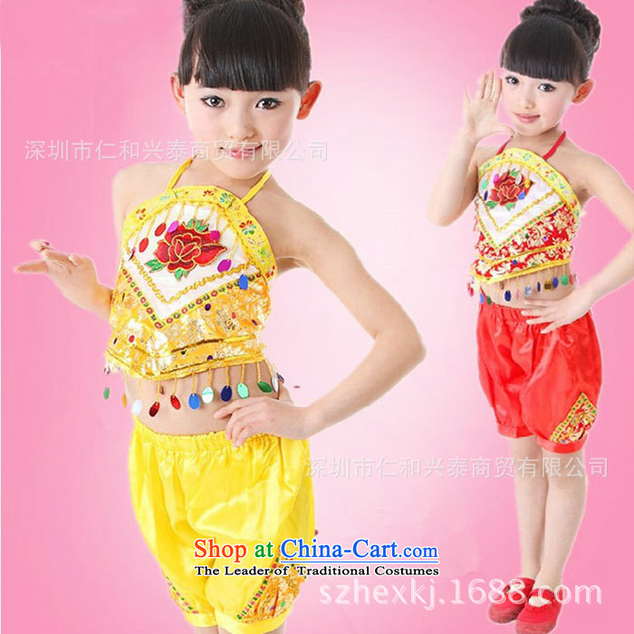 The New Year and Spring Festival for children that will poverty folk dances of early childhood services publicity related dance performances clothing girls on chip yellow 90 pictures, prices, brand platters! The elections are supplied in the national character of distribution, so action, buy now enjoy more preferential! As soon as possible.
