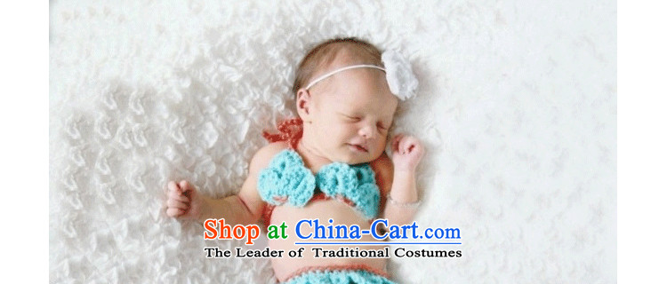 Knitted weaving floor manually photo session props children sets your baby hundreds of Rizhao Mermaid styling clothing Chest Flower + crowsfoot infant picture, prices, brand platters! The elections are supplied in the national character of distribution, so action, buy now enjoy more preferential! As soon as possible.