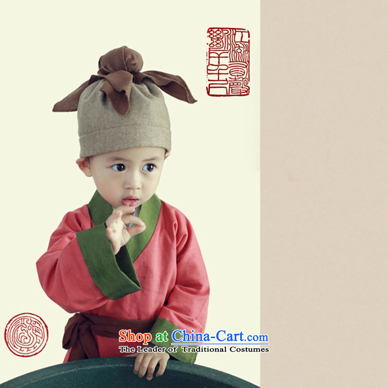 Children 61 costumes and new costume children Sima Guang Shu Tong against cylinder kit children will turn red leather package has been pressed 120cm, shopping on the Internet