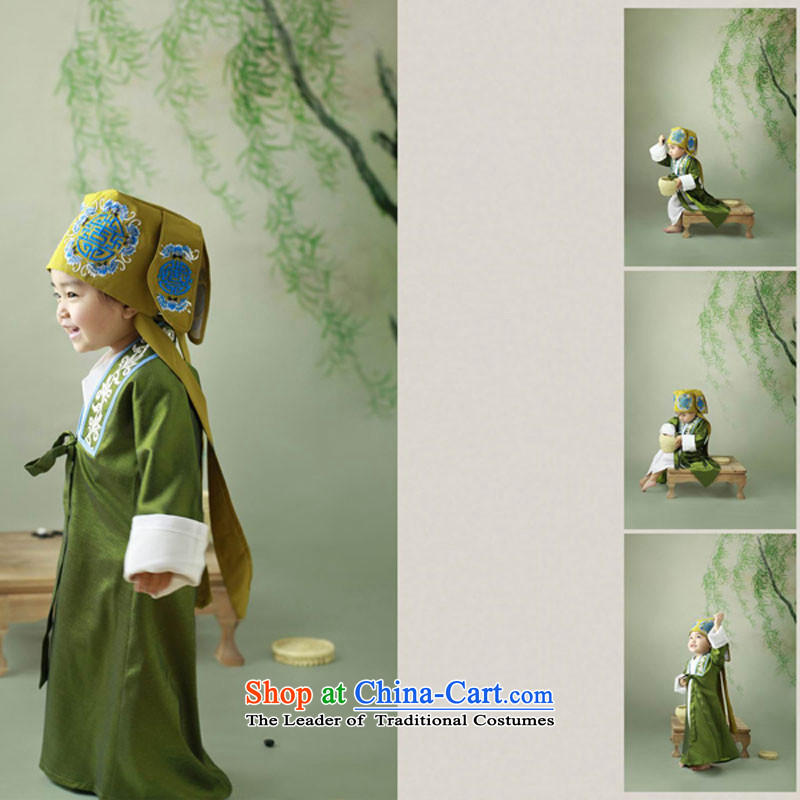 Children in children's classical performances Services Division of the nunnery fun and Eason Chan Kit children 61 stage performances green leather adjustable package has been pressed 120cm, shopping on the Internet