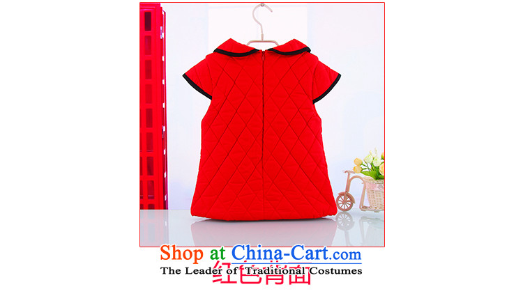 New Year holiday celebration for the baby girl cheongsam Tang dynasty new winter girls warm thick Tang Gown of Qipao red 110 pictures, prices, brand platters! The elections are supplied in the national character of distribution, so action, buy now enjoy more preferential! As soon as possible.