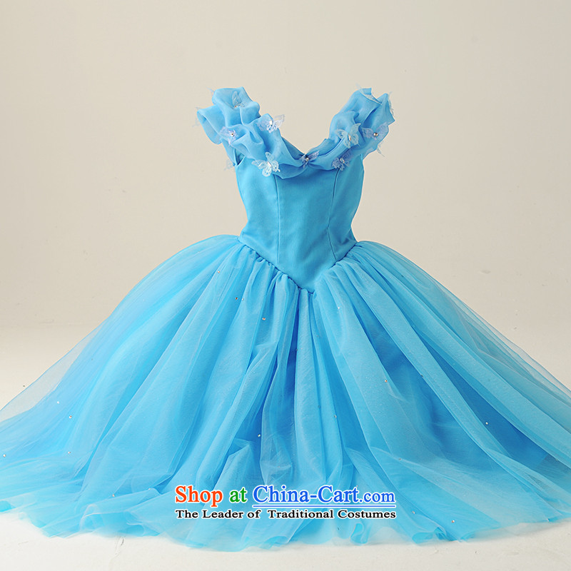 Miss Cyd autumn and winter league of children Cinderella Princess skirt will Flower Girls dress girls wedding dress Christmas moderator H0098 costumes and Cinderella league of 160-soo (yisixiu) , , , shopping on the Internet