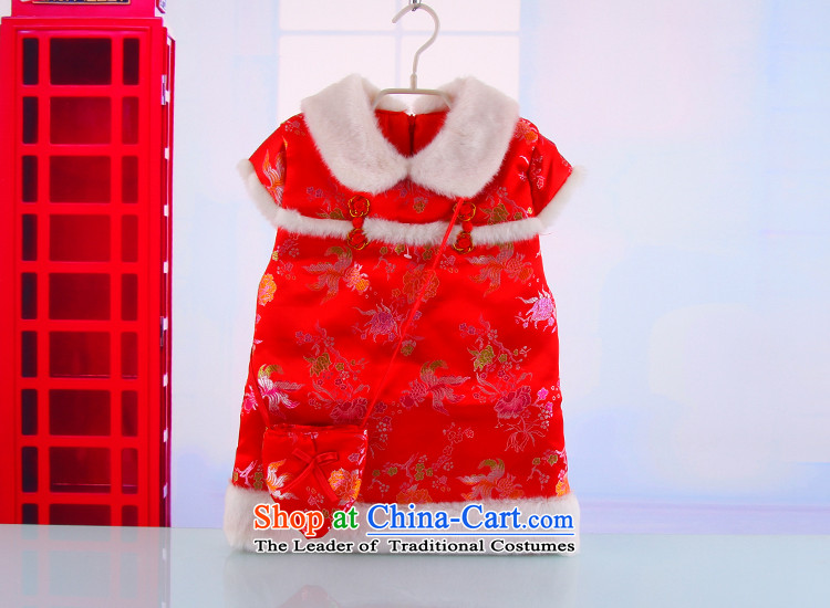 The baby girl Small packet of Tang Dynasty qipao CUHK child New Year Holidays Tang Dynasty Silk Cheongsam-yi5408 red 120 pictures, prices, brand platters! The elections are supplied in the national character of distribution, so action, buy now enjoy more preferential! As soon as possible.