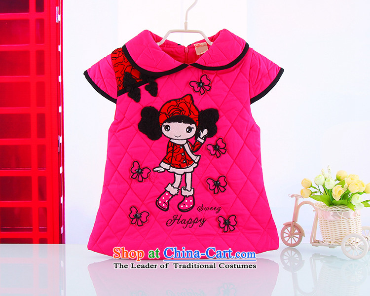 The autumn and winter new girls qipao stylish cute baby winter clothing baby out wild princess skirt dress with pure cotton Betty New Year boxed birthday dress red 110cm, pictures, prices, brand platters! The elections are supplied in the national character of distribution, so action, buy now enjoy more preferential! As soon as possible.