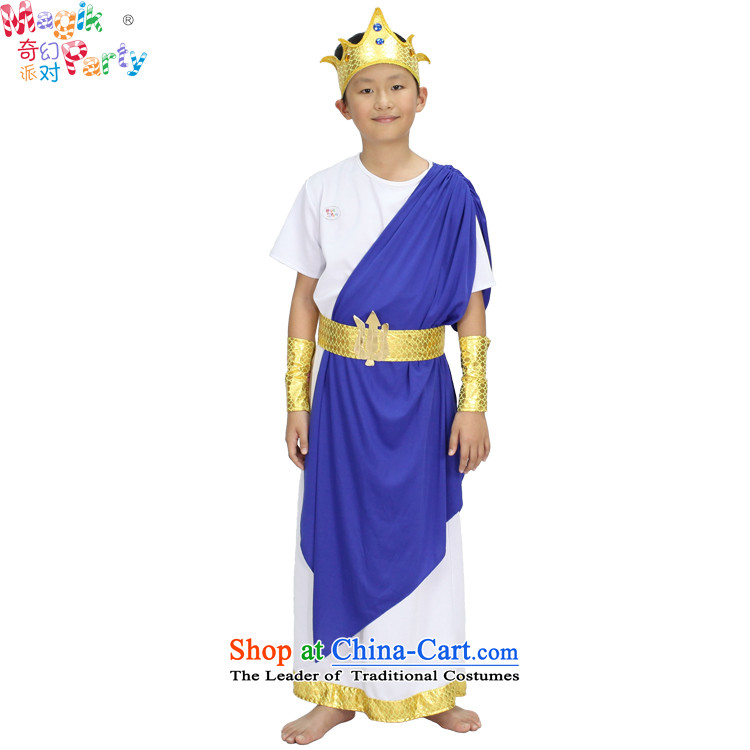 Fantasy to primary schools for boys and girls costumes Christmas party play dress masquerade role play God of the Sea and the sea of Southampton Southampton 145cm11-12 code picture, prices, brand platters! The elections are supplied in the national character of distribution, so action, buy now enjoy more preferential! As soon as possible.