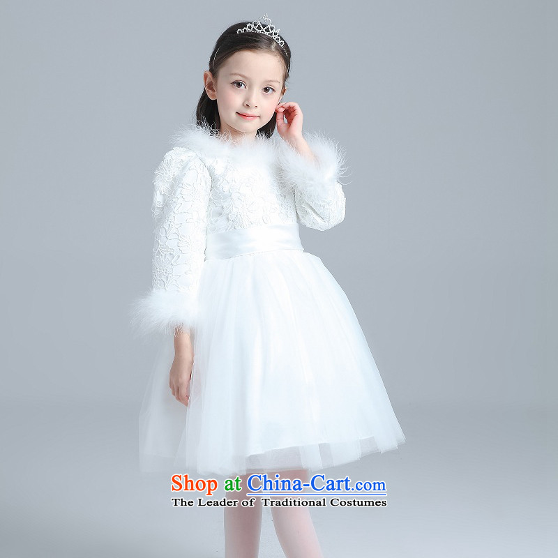 M high state of 2015 winter flower girl children dress wedding dress girls princess skirt water-soluble lace thick, White 150, m high state (MKOSBANX) , , , shopping on the Internet