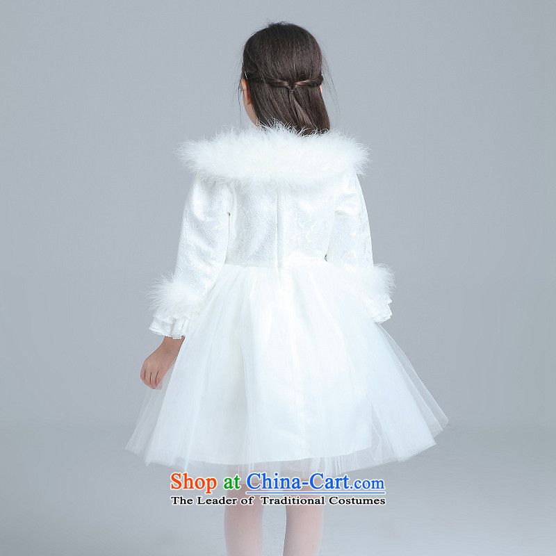M high state of 2015 winter flower girl children dress wedding dress girls princess skirt water-soluble lace thick, White 150, m high state (MKOSBANX) , , , shopping on the Internet