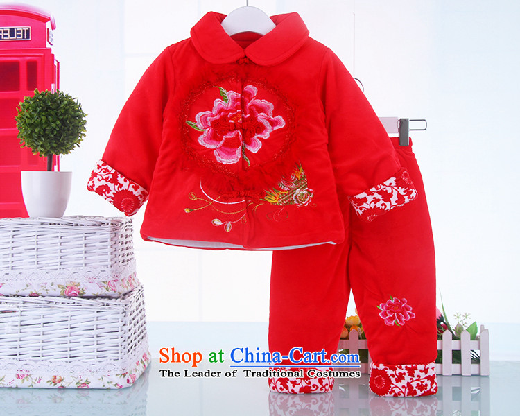 New Year of the girl child, extra thick winter female babies Tang dynasty jackets with a half-year-old baby girl children 0-1-2-3 replacing the red 90 pictures cotton, prices, brand platters! The elections are supplied in the national character of distribution, so action, buy now enjoy more preferential! As soon as possible.