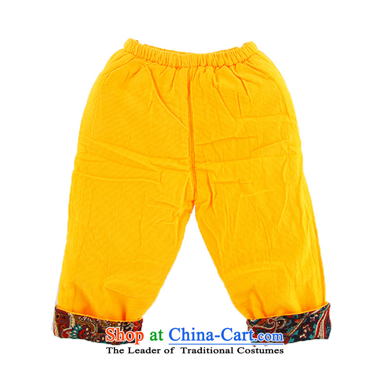 Infant Winter Package neonatal age 100 days dress China wind traditional Tang clamp unit two kits children's clothing new 2015 Yellow 80cm, Bunnies Dodo xiaotuduoduo) , , , shopping on the Internet