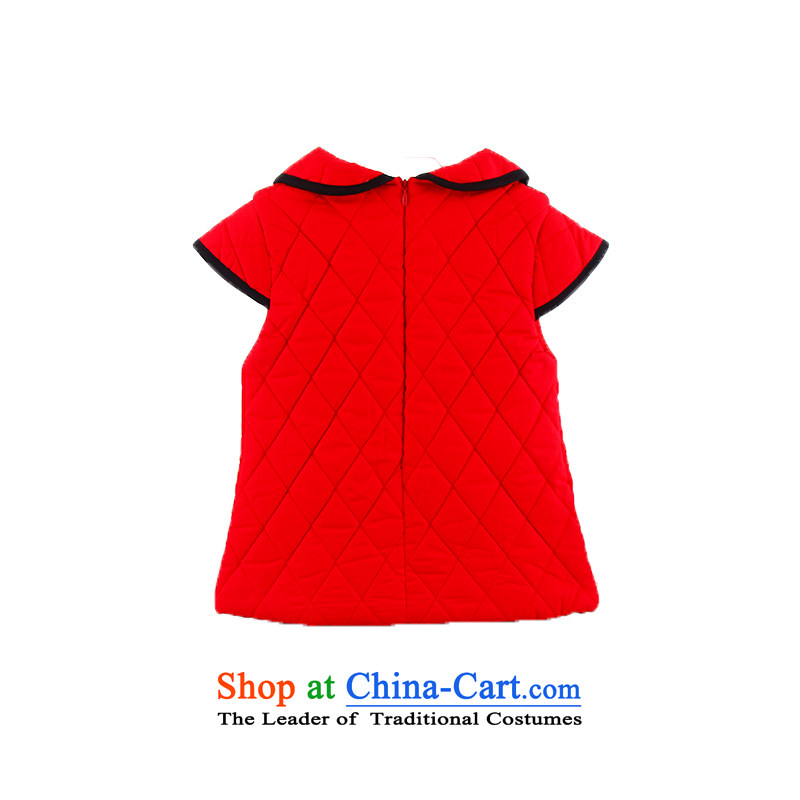 The baby girl Tang dynasty winter clothes out serving Baby clothing children Tang dynasty princess skirt skirt style qipao wild Bai Nian new clothes 100cm, rose Bunnies Dodo xiaotuduoduo) , , , shopping on the Internet