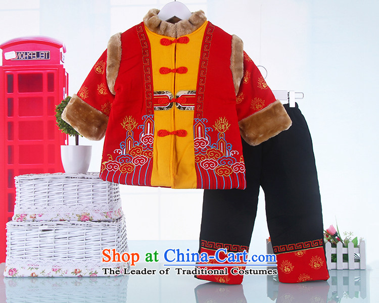 Tang Dynasty boy children for winter baby New Year with infant ãþòâ 0-1-2-3-4-5 Age Package for New Year's rompers red 130 pictures, prices, brand platters! The elections are supplied in the national character of distribution, so action, buy now enjoy more preferential! As soon as possible.