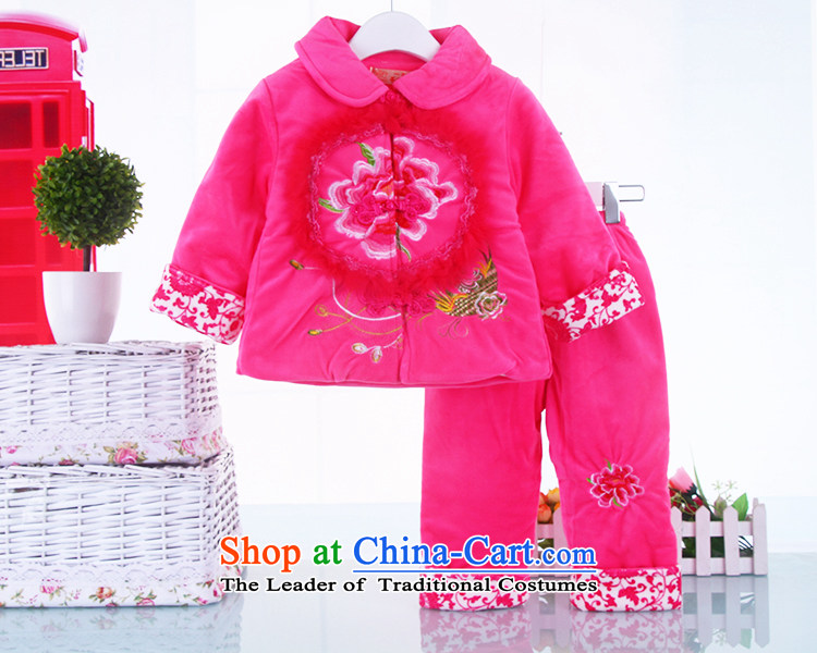 New Women's baby autumn and winter celebration for the new year with Tang Dynasty two kits robe female babies age thick red dress 90(90) birthday picture, prices, brand platters! The elections are supplied in the national character of distribution, so action, buy now enjoy more preferential! As soon as possible.