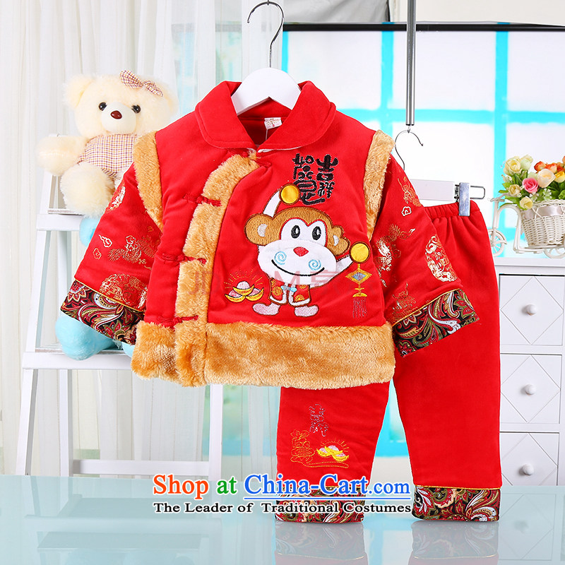 The new new baby out services such boys Tang dynasty autumn and winter men aged 1-2-4 packaged infant red 80, small and Dodo xiaotuduoduo) , , , shopping on the Internet