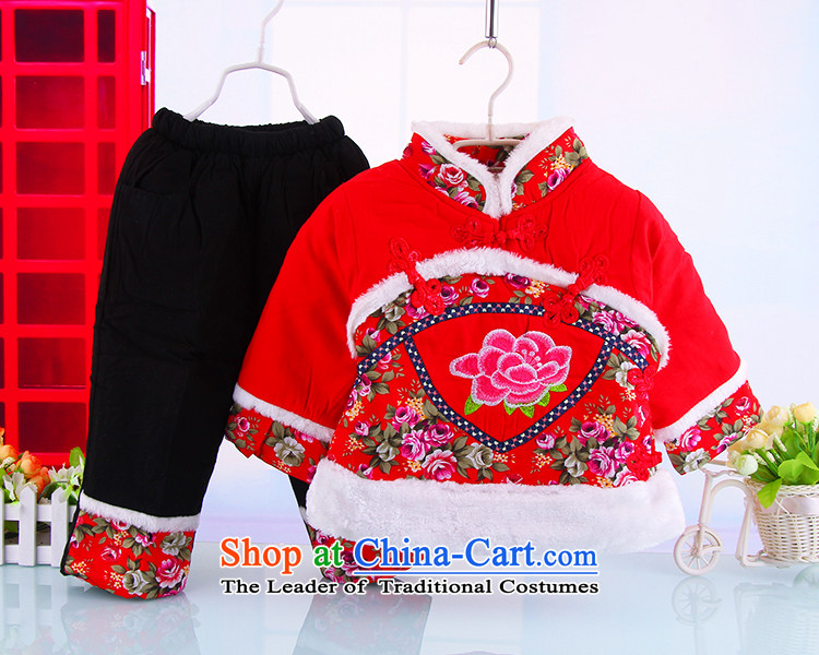 The new girls Tang dynasty China wind female babies ãþòâ Tang dynasty 0-3 years-old baby girl warm winter clothing jackets with the red 100 pictures, prices, brand platters! The elections are supplied in the national character of distribution, so action, buy now enjoy more preferential! As soon as possible.