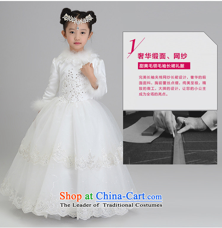 The following winter) folder cotton children dress princess skirt girls long concert dress long-sleeved thick Flower Girls dress white 150 pictures, prices, brand platters! The elections are supplied in the national character of distribution, so action, buy now enjoy more preferential! As soon as possible.