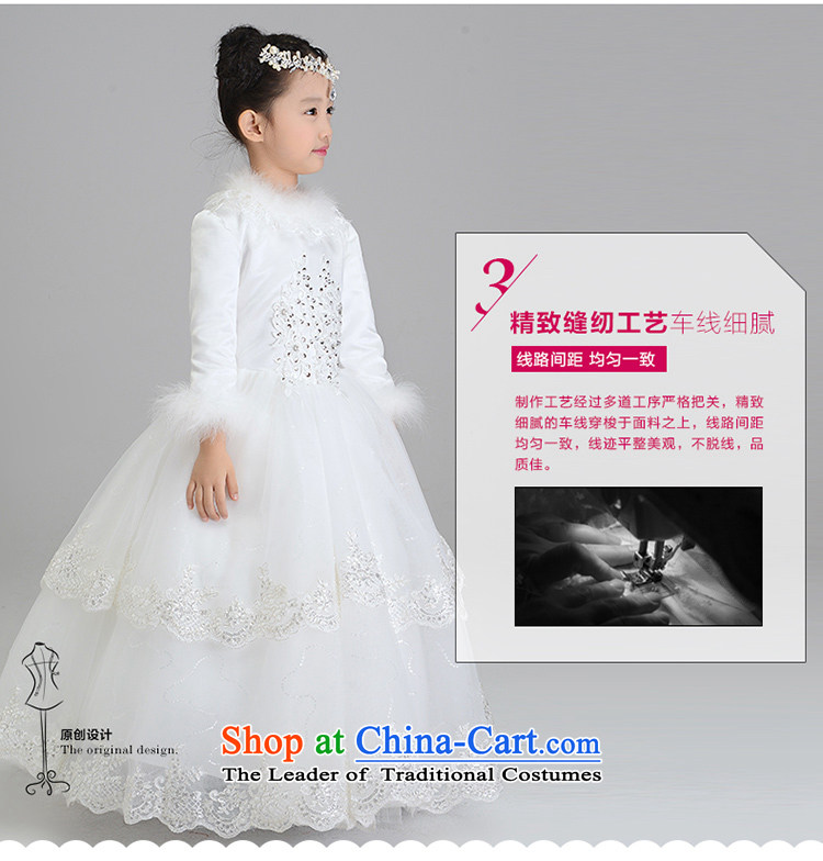 The following winter) folder cotton children dress princess skirt girls long concert dress long-sleeved thick Flower Girls dress white 150 pictures, prices, brand platters! The elections are supplied in the national character of distribution, so action, buy now enjoy more preferential! As soon as possible.