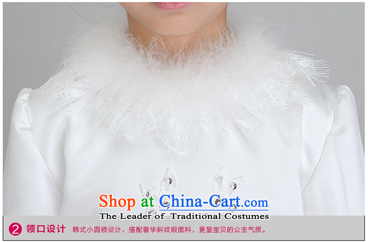 The following winter) folder cotton children dress princess skirt girls long concert dress long-sleeved thick Flower Girls dress white 150 pictures, prices, brand platters! The elections are supplied in the national character of distribution, so action, buy now enjoy more preferential! As soon as possible.