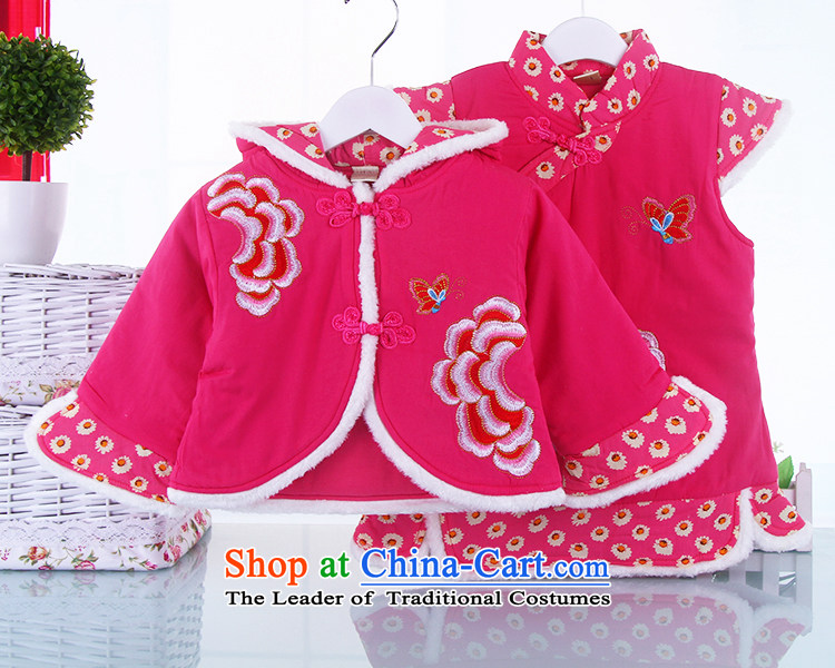 Tang Dynasty new children fall/winter collections of female babies qipao kit girls pure cotton stylish celebration package of qipao shawl red 110 pictures, prices, brand platters! The elections are supplied in the national character of distribution, so action, buy now enjoy more preferential! As soon as possible.