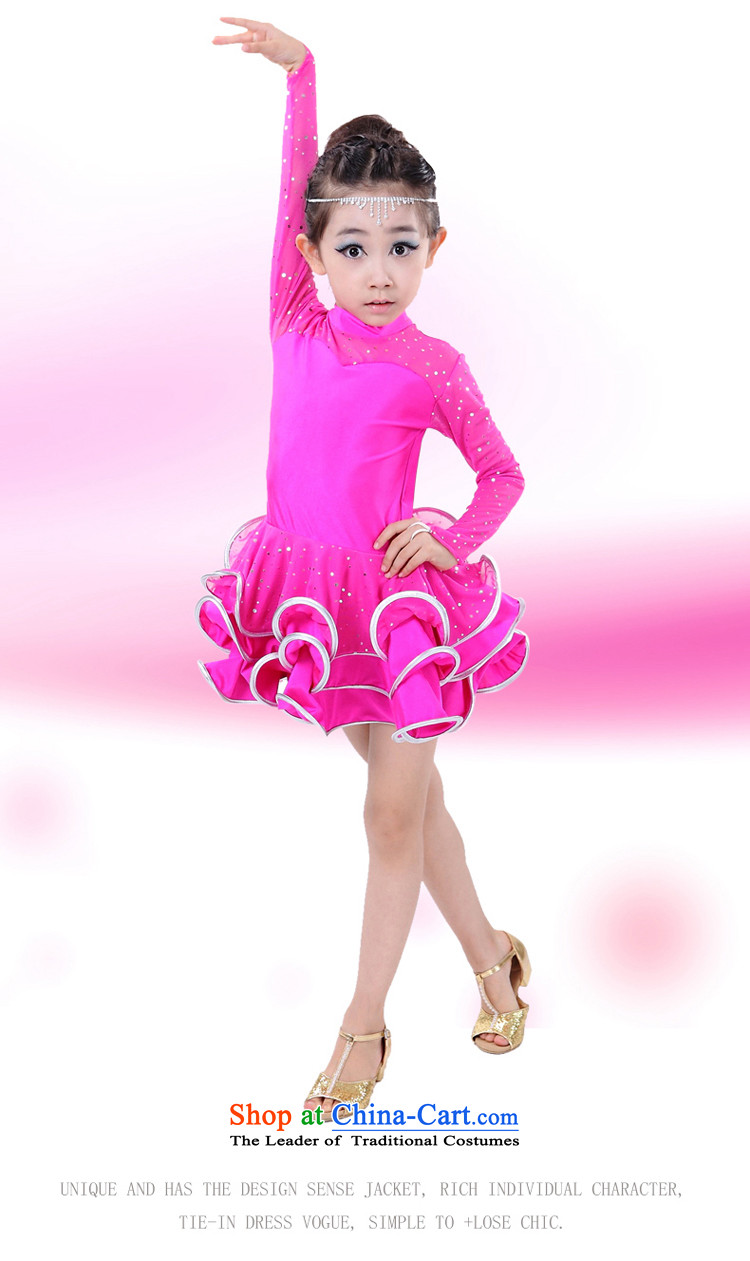 The new 2015 autumn and winter Shao Er Latin Dancing girl children wearing long-sleeved clothing Latin dance serving girls Latin dance skirt exercise clothing rose 130 pictures, prices, brand platters! The elections are supplied in the national character of distribution, so action, buy now enjoy more preferential! As soon as possible.