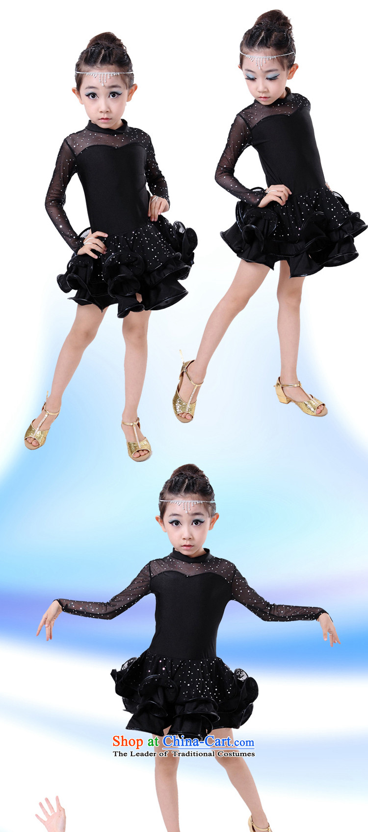 The new 2015 autumn and winter Shao Er Latin Dancing girl children wearing long-sleeved clothing Latin dance serving girls Latin dance skirt exercise clothing rose 130 pictures, prices, brand platters! The elections are supplied in the national character of distribution, so action, buy now enjoy more preferential! As soon as possible.