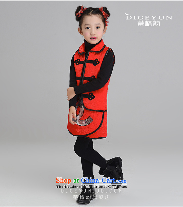 The following new paragraph children Tang Dynasty New Year concert qipao gown clip cotton shoulder cheongsam girls New Year gift big red code pictures, prices, brand platters! The elections are supplied in the national character of distribution, so action, buy now enjoy more preferential! As soon as possible.