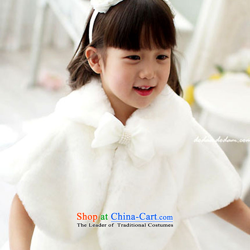 Each Ngai girls cloak jacket princess skirt shawl bow tie plush coat female shawl plush shawl?150