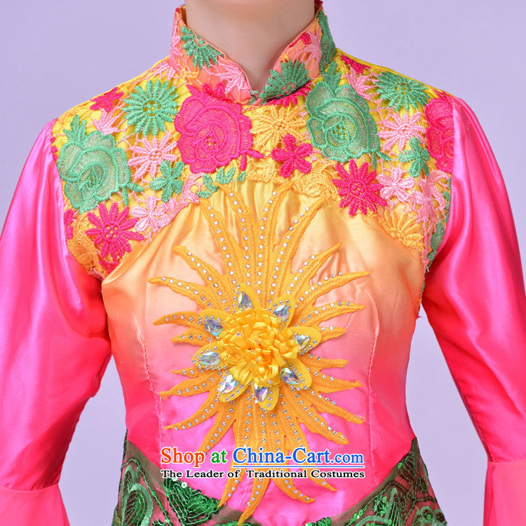 New yangko dance performances to women's national costumes theatrical performances waist encouraging fan dance wearing apparel B XXL yangko picture, prices, brand platters! The elections are supplied in the national character of distribution, so action, buy now enjoy more preferential! As soon as possible.