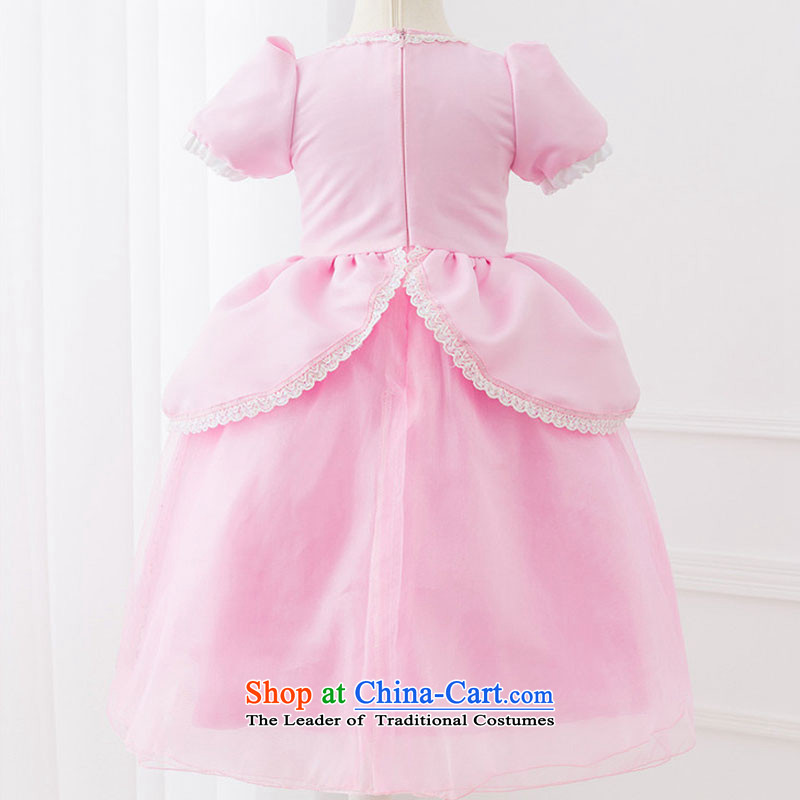 Children will love the princess skirt Mermaid Lai children princess skirt bon bon skirt pink girls suits skirts pink leather adjustable package has been pressed 140cm, shopping on the Internet