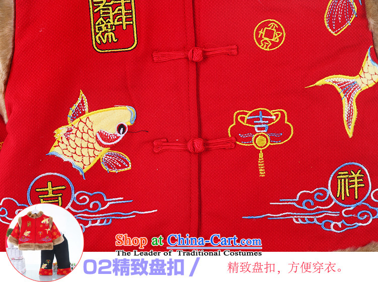 The baby boy children's wear Tang dynasty winter coat 0-1-2-3 age thick infant Tang Dynasty Package Age New Year Service 110 pictures, price yellow, brand platters! The elections are supplied in the national character of distribution, so action, buy now enjoy more preferential! As soon as possible.