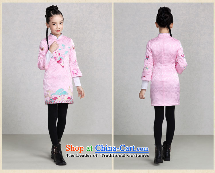 The Burkina found 2015 autumn and winter new children's wear girls clip cotton qipao warm long-sleeved CUHK long-sleeved cheongsam dress 34505145' Red 160 yards picture, prices, brand platters! The elections are supplied in the national character of distribution, so action, buy now enjoy more preferential! As soon as possible.