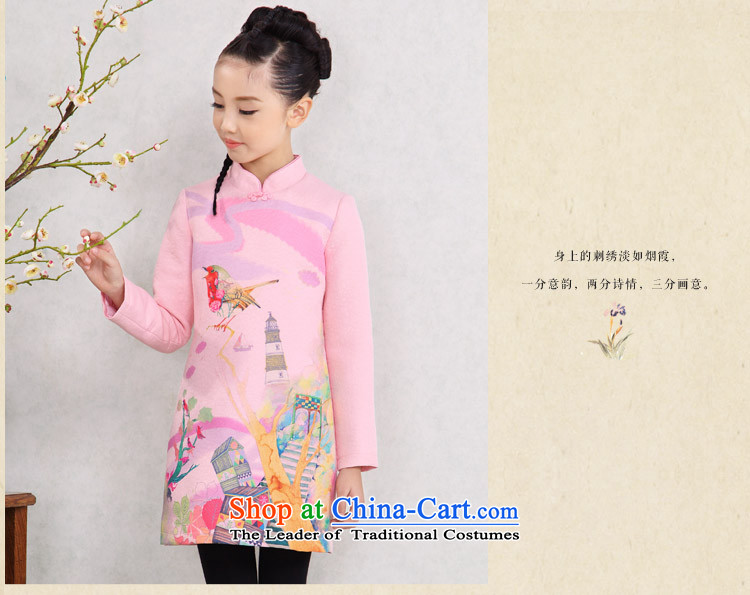 The Burkina found 2015 autumn and winter new children's wear girls cotton qipao China wind cotton long-sleeved CUHK child folders cheongsam dress code 34505871 Blue 160 pictures, prices, brand platters! The elections are supplied in the national character of distribution, so action, buy now enjoy more preferential! As soon as possible.