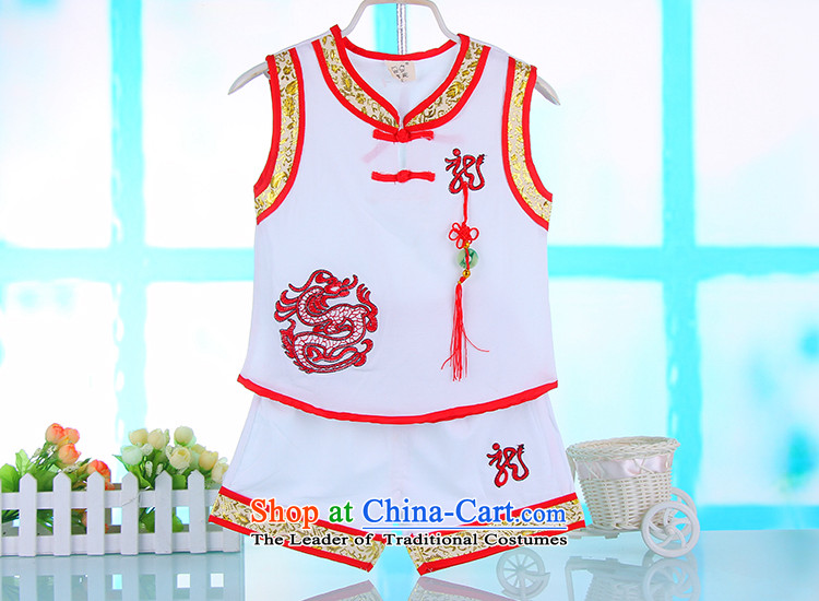 Children's Wear young boys to Tang dynasty Summer Children Pure Cotton Sleeveless Kit China wind baby Tang dynasty 4674 years old summer yellow 90 pictures, prices, brand platters! The elections are supplied in the national character of distribution, so action, buy now enjoy more preferential! As soon as possible.