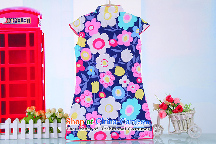 Platinum 2015 Summer Children flag qipao girls qipao baby Tang Dynasty Chinese children's wear skirts cotton linen dresses 4000 White 140 pictures, prices, brand platters! The elections are supplied in the national character of distribution, so action, buy now enjoy more preferential! As soon as possible.