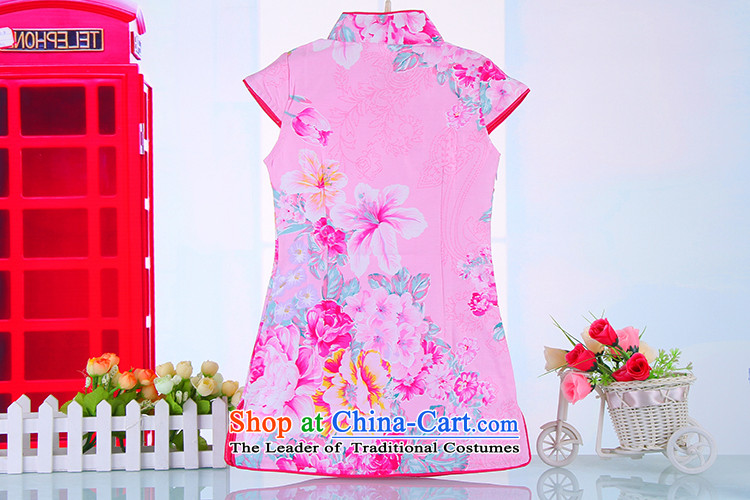 Platinum 2015 Summer Children flag qipao girls qipao baby Tang Dynasty Chinese children's wear skirts cotton linen dresses 4000 pink 140 pictures, prices, brand platters! The elections are supplied in the national character of distribution, so action, buy now enjoy more preferential! As soon as possible.