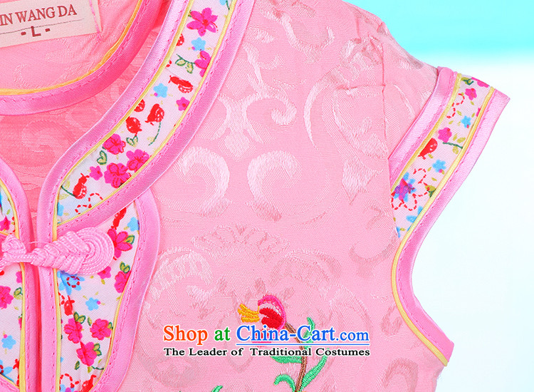 2015 New Summer Children Tang dynasty embroidery girls short-sleeved shirts kit children's wear stage costumes will 4689 pink 90 pictures, prices, brand platters! The elections are supplied in the national character of distribution, so action, buy now enjoy more preferential! As soon as possible.